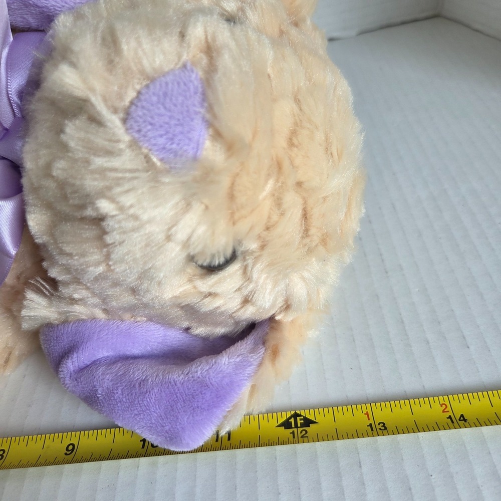 Inter American Products Plush Bunny Rabbit Yellow‎ and Purple Stuffed Animal 13" - Picture 9 of 9